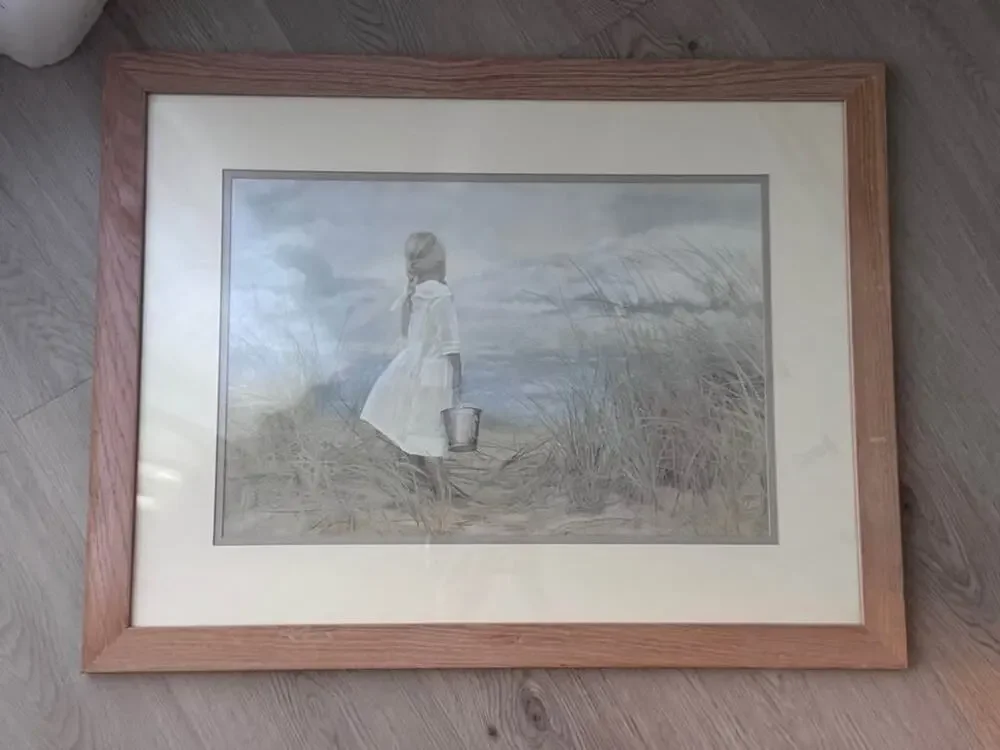 There's Always Tomorrow by Betsy Cameron Framed Art Print Beach 26.25” x 20.25”